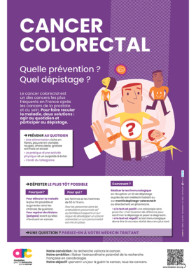 Affiche Cancer Colorectal Couv