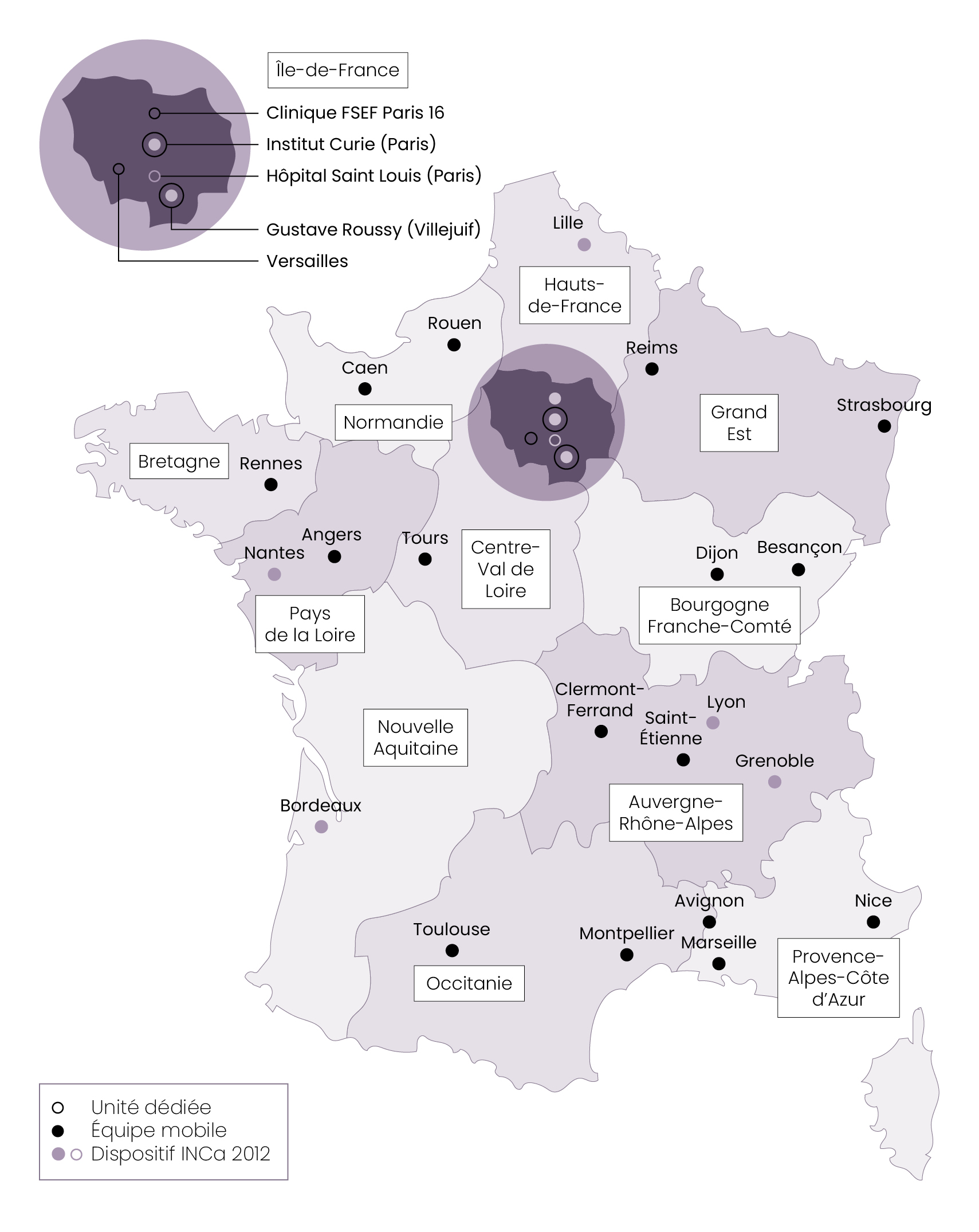 Carte des dispositifs AJA