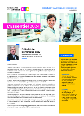 Page de garde du document de présentation de la répartitions des financements en 2024