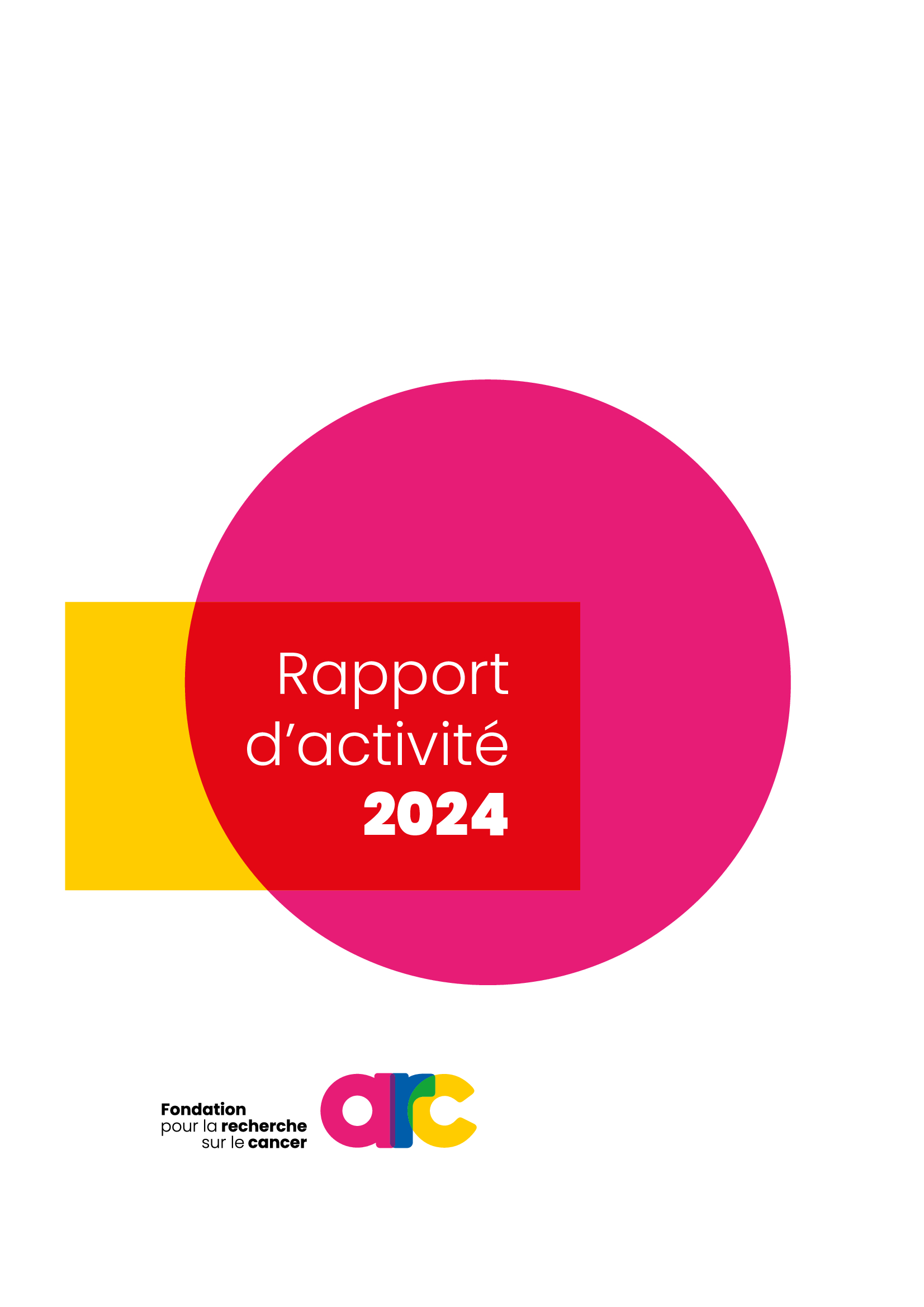 Page de garde du Rapport d'activité pour l'année 2024