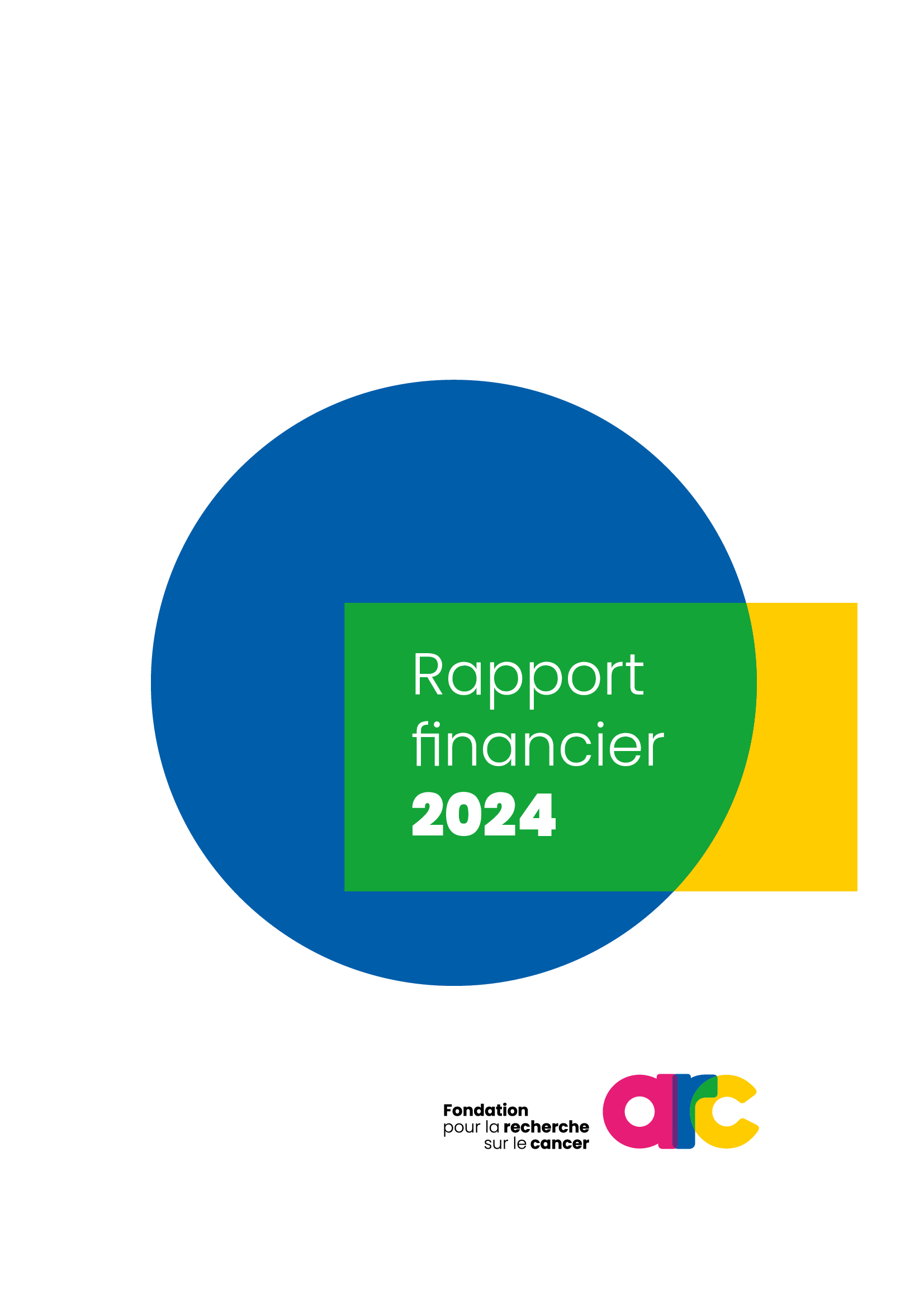 Page de garde du rapport Financier pour l'année 2024