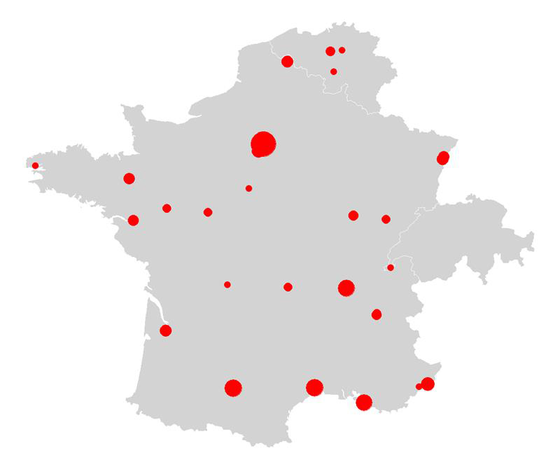 Repartition Cn