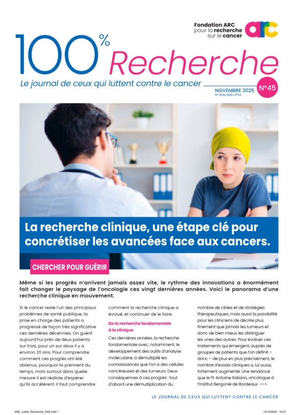 Couverture Journal 100% Recherche N45