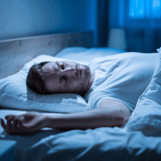 Firefly Une Personne Dormant Profondément Dans Un Lit Confortable, Visage Détendu Et Expressi 186179