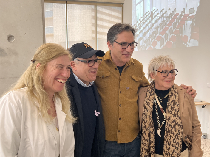 José Cohen, Ilaria Cascone, Annick et Samir, les parents de Bertrand-Kamal.