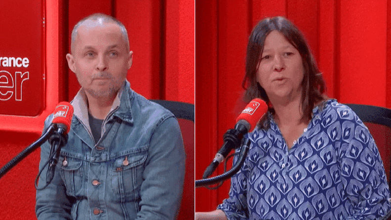 Raphaël Rodriguez et Gaëlle Legube dans "L'invité du 8h20 : le grand entretien" de France Inter.
