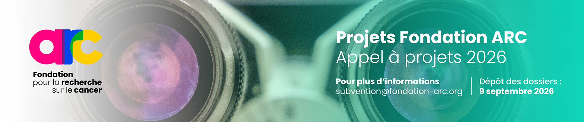 Projets Fondation ARC 2026