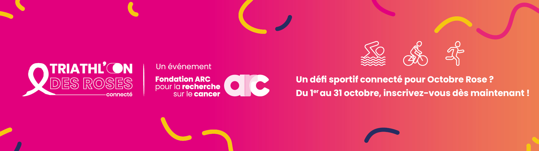 Illustration Triathlon des Roses Connecte